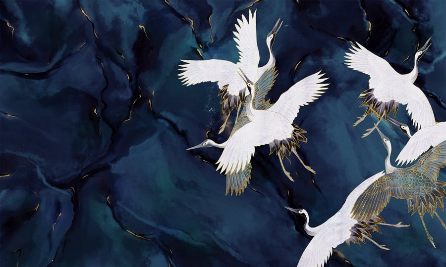 Royal Tsuru – Tapeta na wymiar