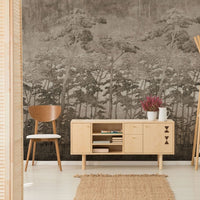 Secret Forest Beige – Tapeta na wymiar