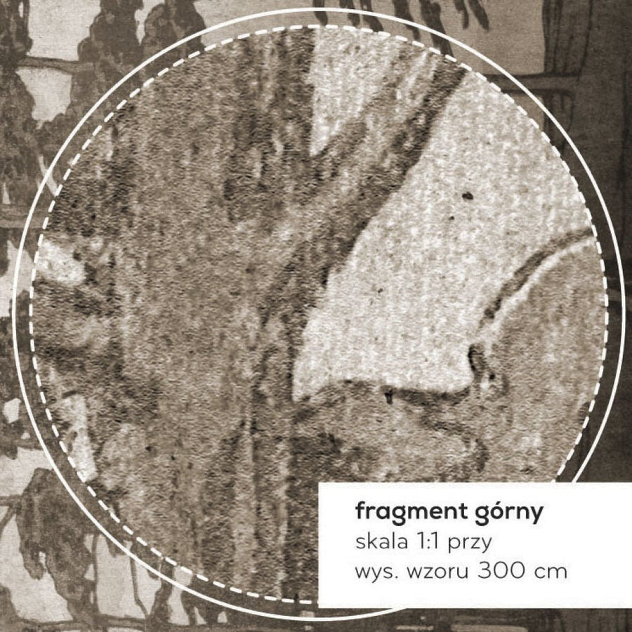 Secret Forest Beige – Tapeta na wymiar