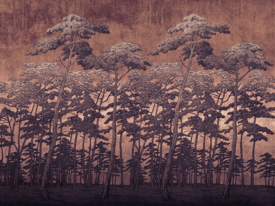 Secret Forest Rust – Tapeta na wymiar