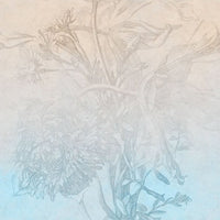 Sisal Ombre Flower – Tapeta na wymiar