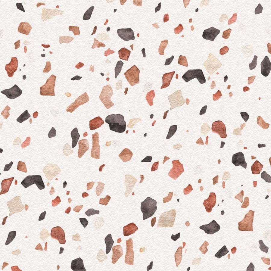 Terrazzo Rust – Tapeta na wymiar