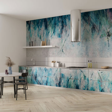 Tosca Blue – Tapeta na wymiar