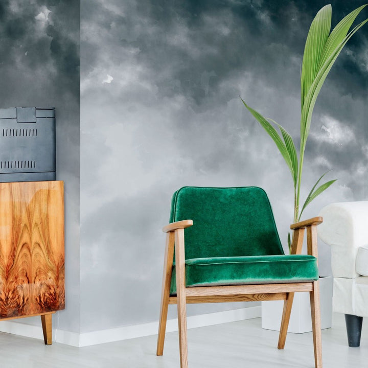 Watercolor Ombre Storm – Tapeta na wymiar