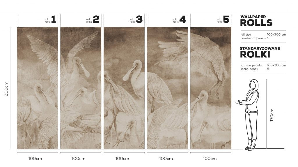 Ajaja Beige – Tapeta w rolkach