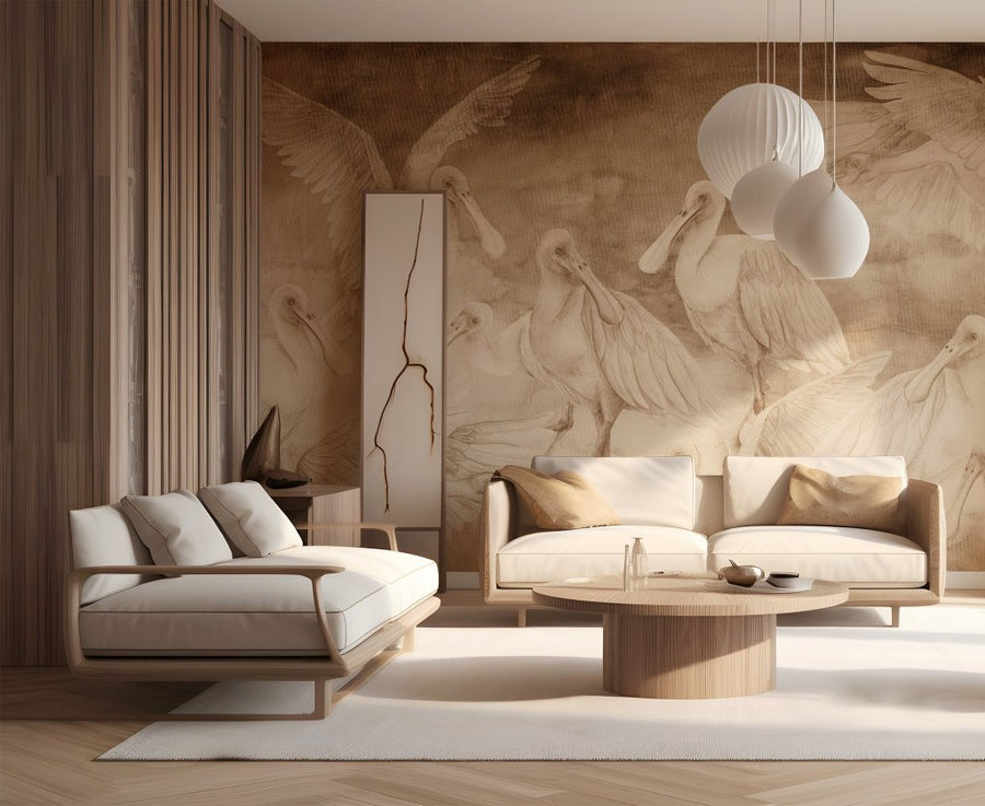 Ajaja Beige – Tapeta w rolkach