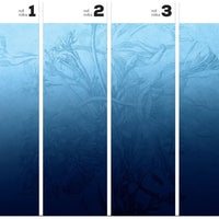 Blue Ombre Flower – Tapeta w rolkach