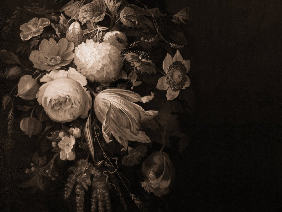 Boudoir Beige – Tapeta w rolkach