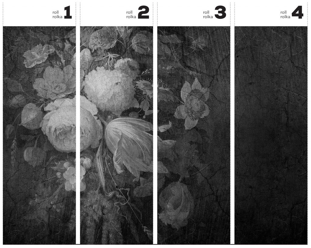 Boudoir Grey – Tapeta w rolkach