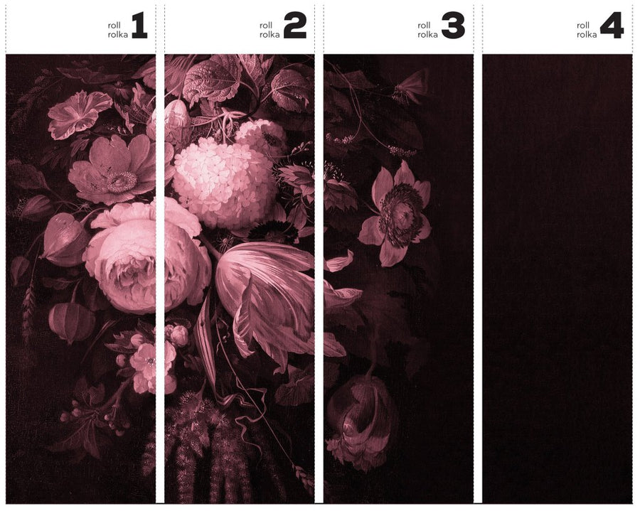 Boudoir Pink – Tapeta w rolkach