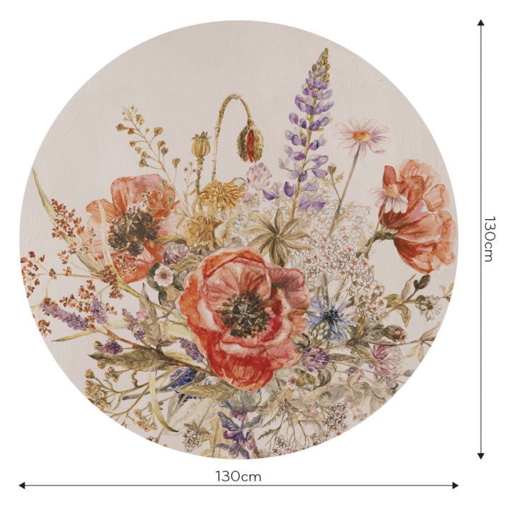 Fiori – Tapeta Koło Standard