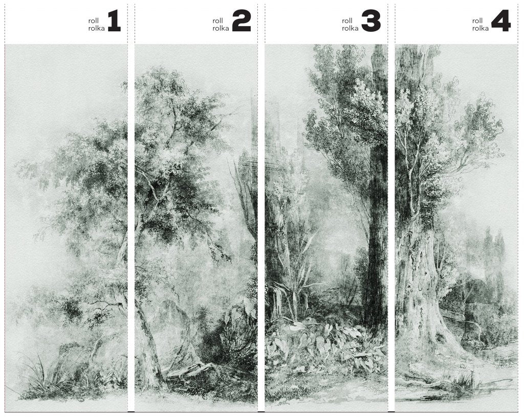 Calm Green – Tapeta w rolkach