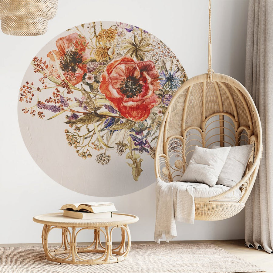 Fiori Due – Tapeta Koło Standard