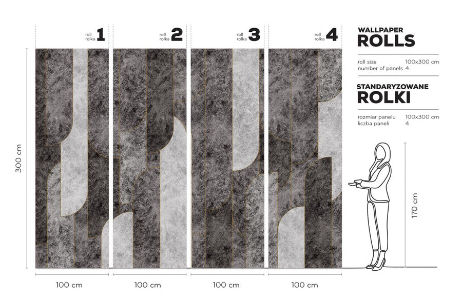 Concrete Crossing – Tapeta w rolkach