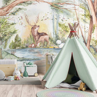 Deer Friends – Tapeta w rolkach
