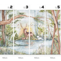 Deer Friends – Tapeta w rolkach