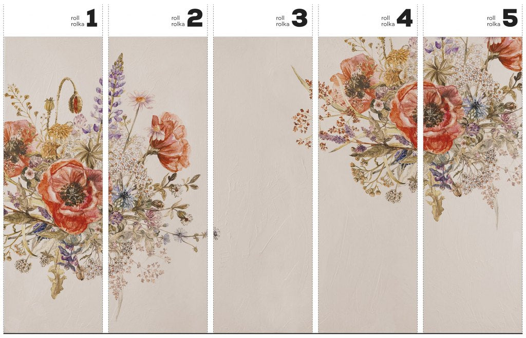 Fiori Due – Tapeta w rolkach