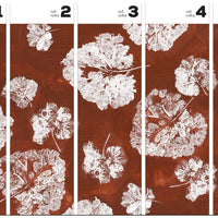Foglia Rust – Tapeta w rolkach