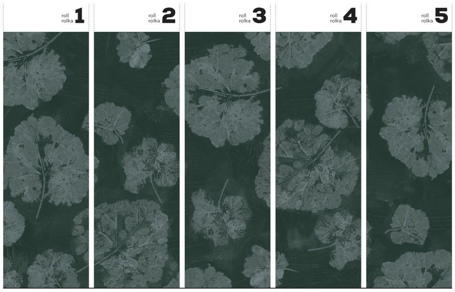 Foglia Sage – Tapeta w rolkach
