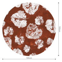 Foglia Rust – Tapeta Koło Standard