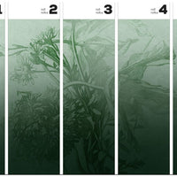 Green Ombre Flower – Tapeta w rolkach