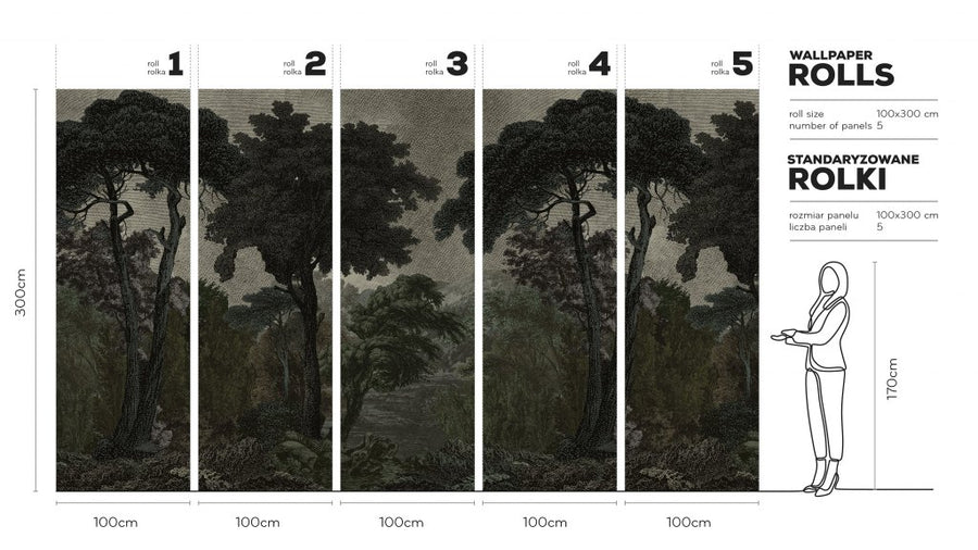 Hood Dark – Tapeta w rolkach