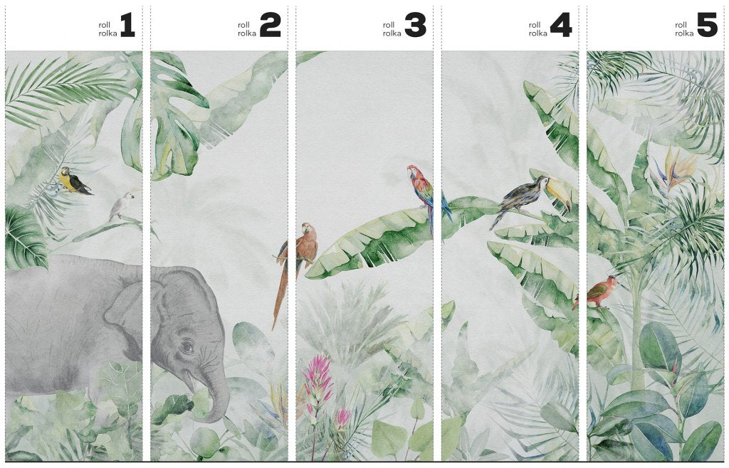 Jungle Vivid – Tapeta w rolkach