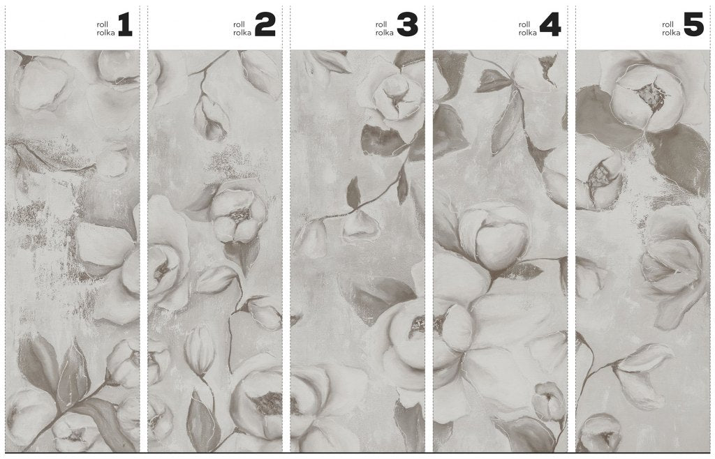 Kotone Beige – Tapeta w rolkach