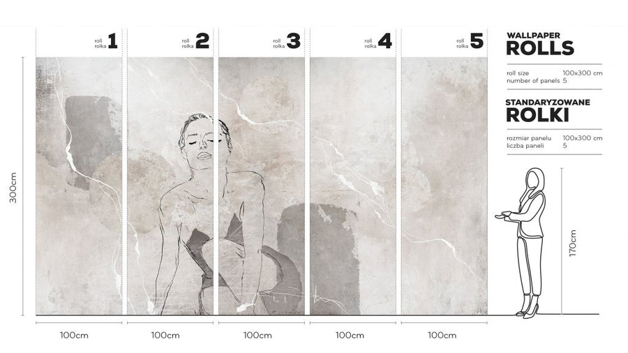 Lapillis Femme – Tapeta w rolkach