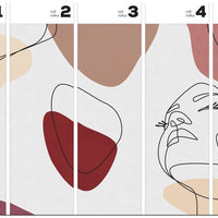 Layla Maroon – Tapeta w rolkach