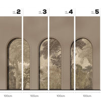 Libra Coffee Hood Beige – Tapeta w rolkach