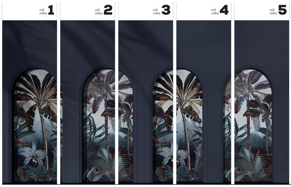 Libra Graphite Robinson – Tapeta w rolkach