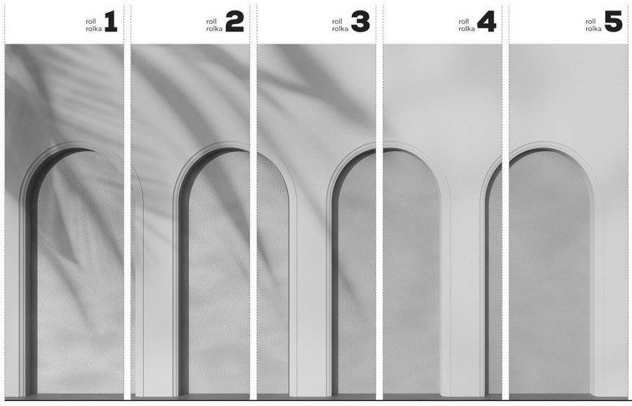 Libra Light Grey – Tapeta w rolkach