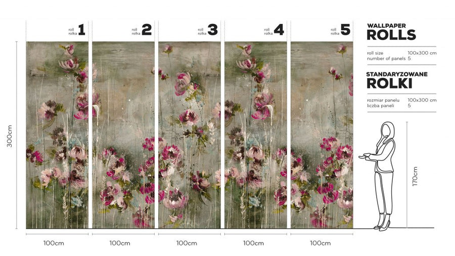 Malva – Tapeta w rolkach