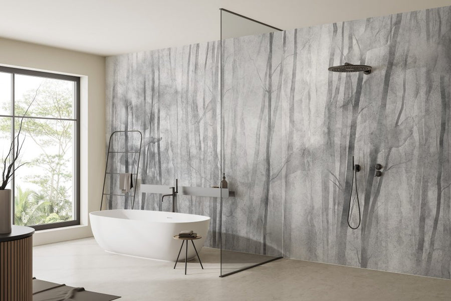 Mori Grey – Tapeta w rolkach