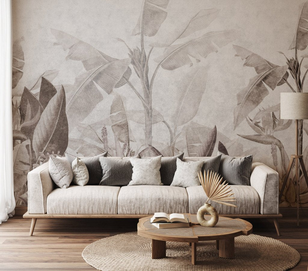 Rainforest Beige – Tapeta w rolkach