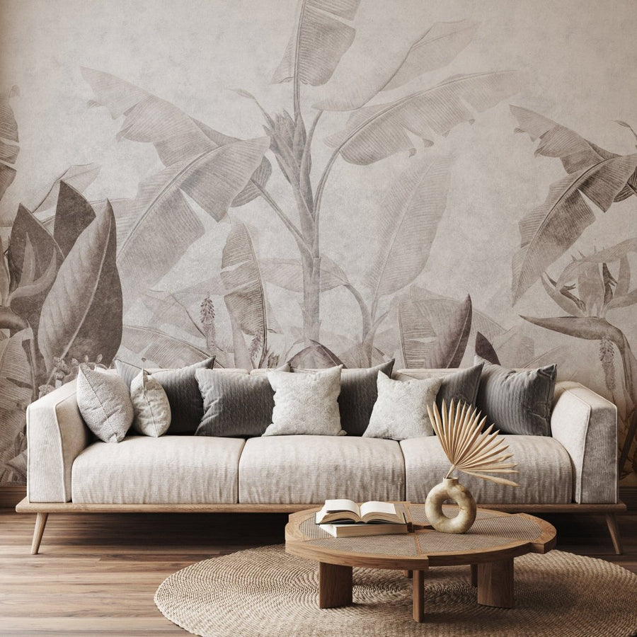 Rainforest Beige – Tapeta w rolkach