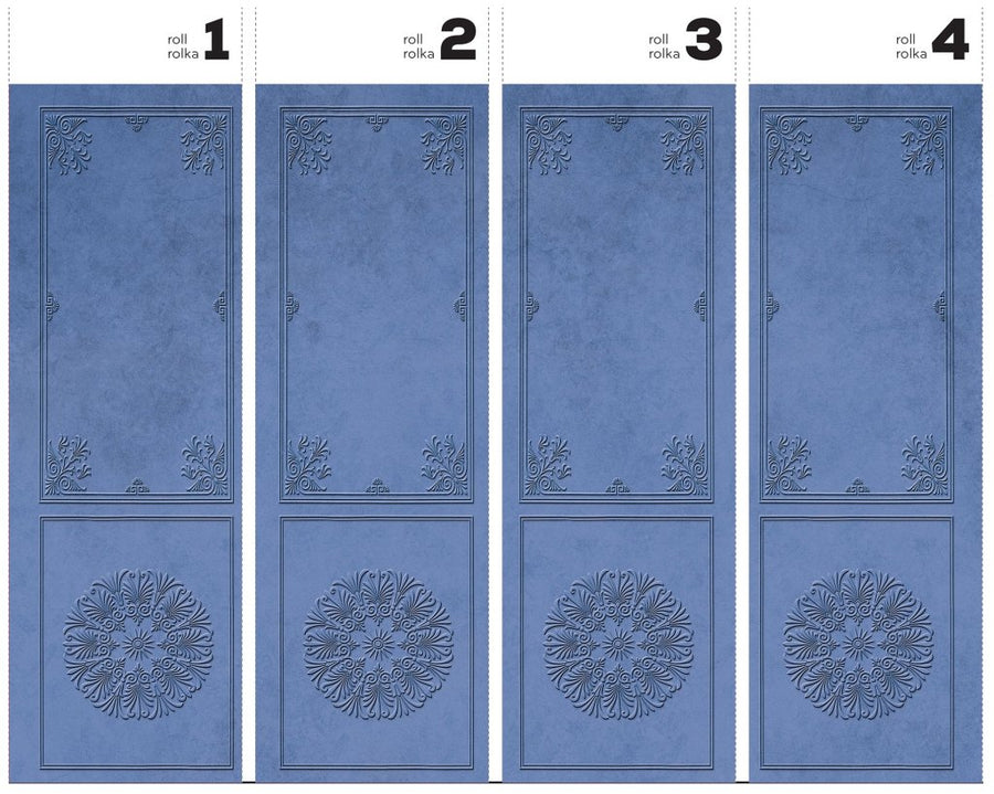 Refined Blue – Tapeta w rolkach