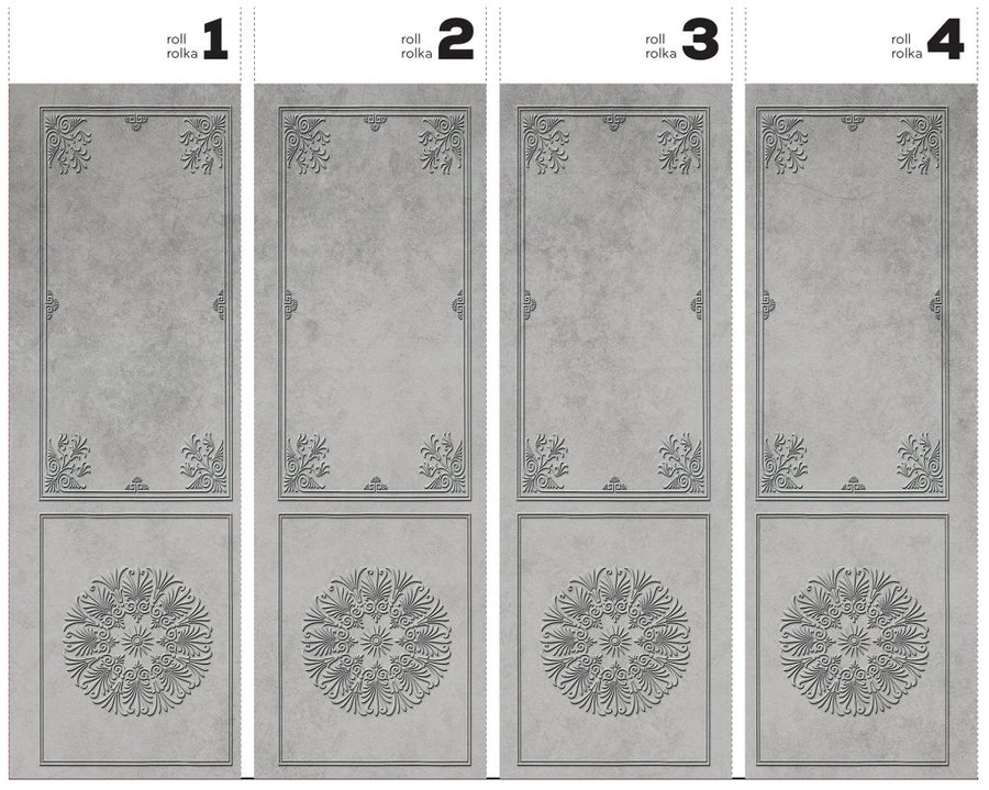 Refined Grey – Tapeta w rolkach