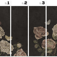 Rose Dream Black – Tapeta w rolkach