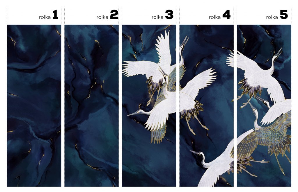 Royal Tsuru – Tapeta w rolkach