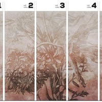 Rust Ombre Flower – Tapeta w rolkach