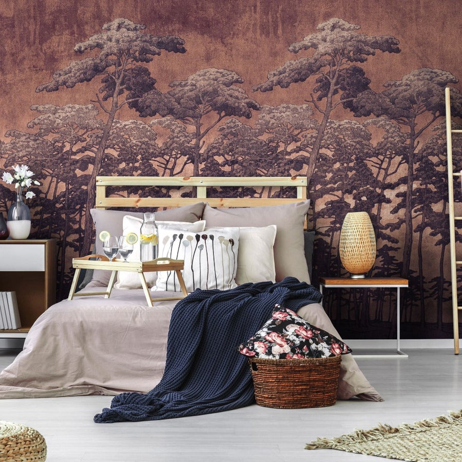 Secret Forest Rust – Tapeta w rolkach