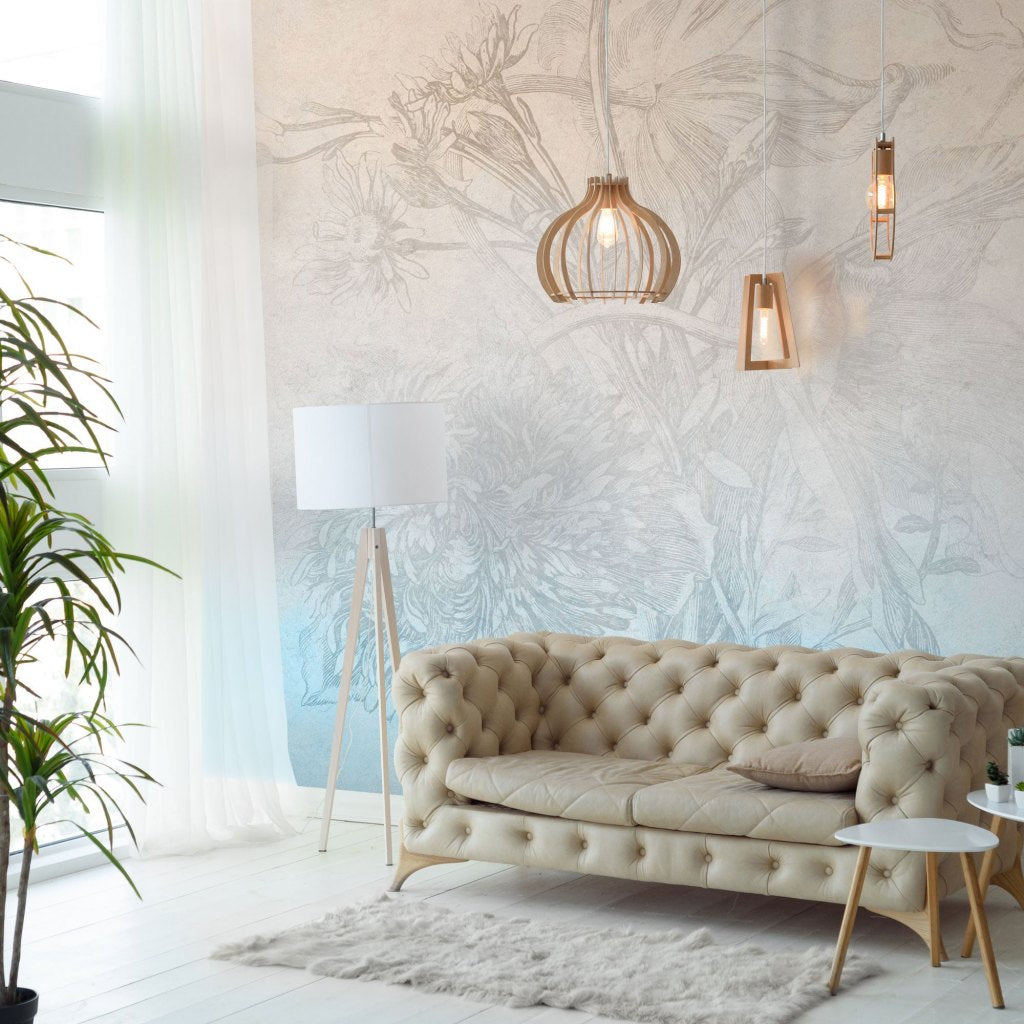 Sisal Ombre Flower – Tapeta w rolkach