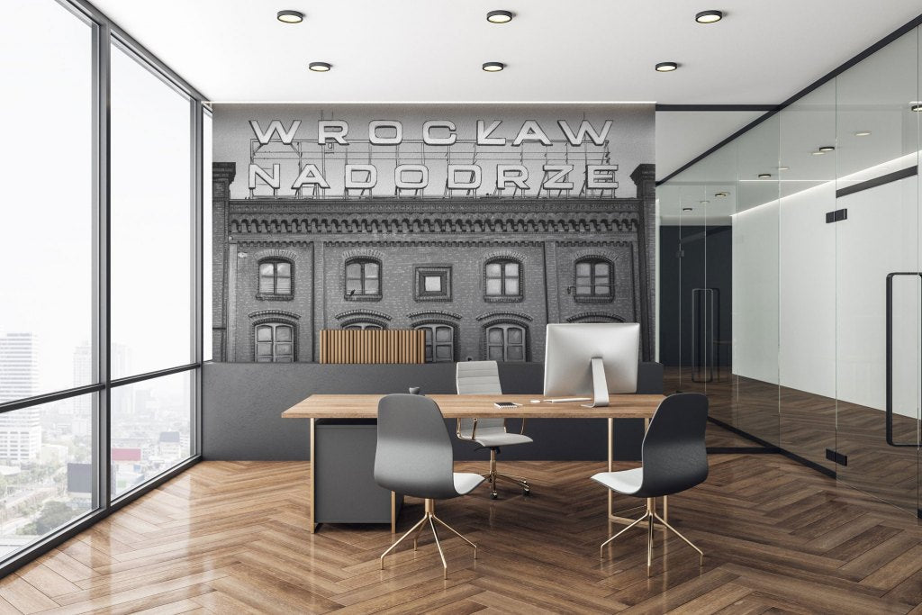 Station B&W – Tapeta w rolkach