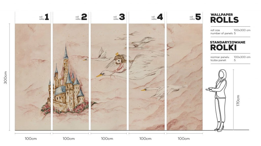 Swan Princess – Tapeta w rolkach