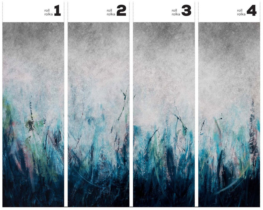 Tosca Blue – Tapeta w rolkach