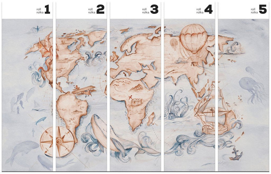 Whale Tale – Tapeta w rolkach