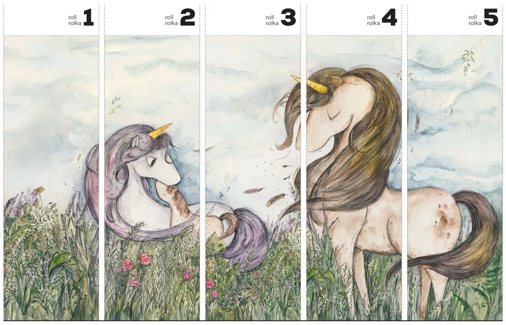 Wild Unicorns – Tapeta w rolkach