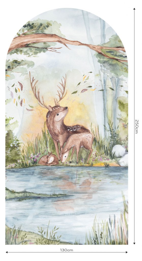 Deer Firends – Tapeta Łuk Standard